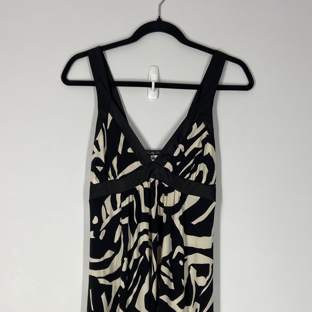 Simply Irresistible Black and Cream Patterned Dress